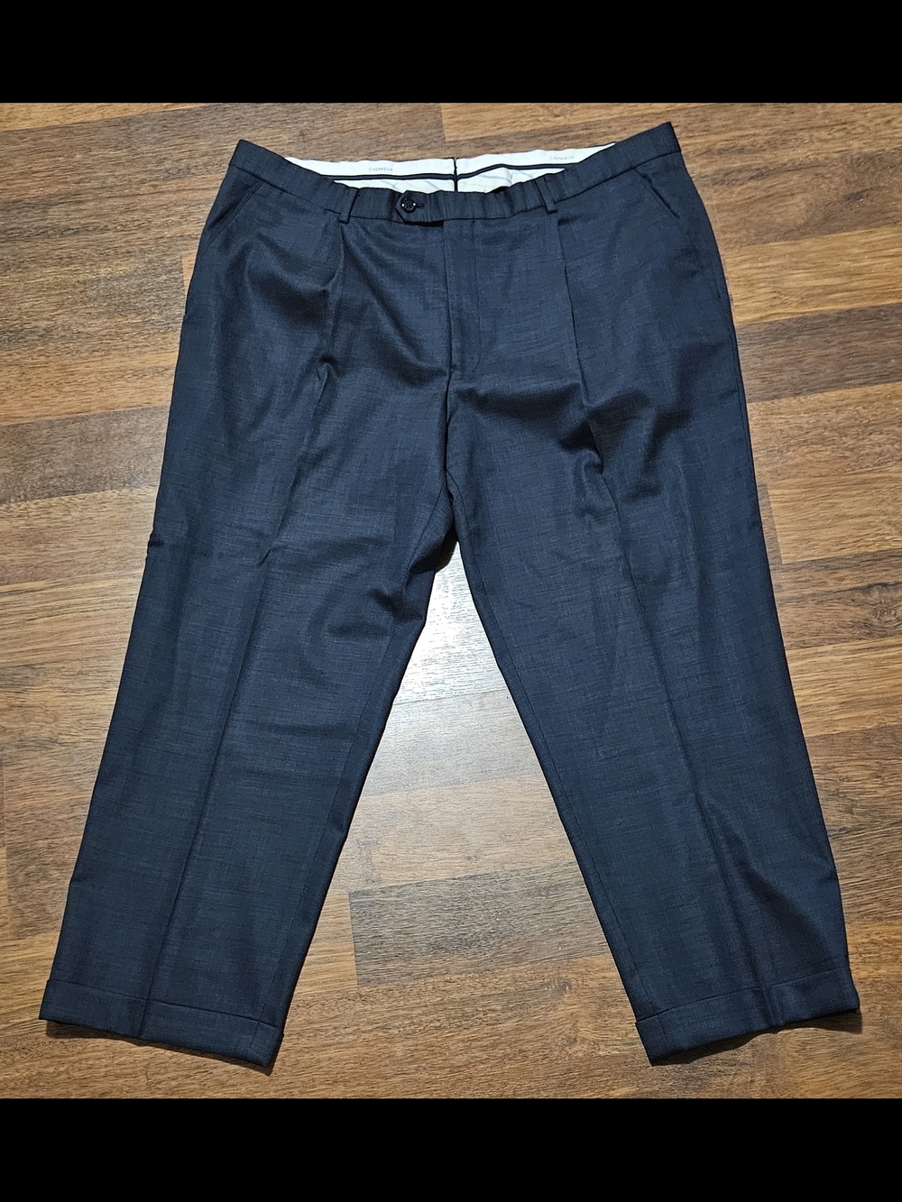 DANIEL CREMIEUX mens dress pants SIZE 42x28 COLOR GREY CP3